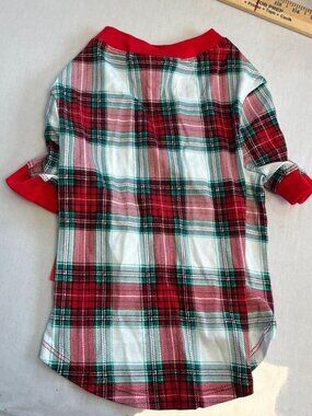 3/$20 Bundle 🌈NEW Holiday Lane Pet M Merry Plaid Rib Dog Sleepwear